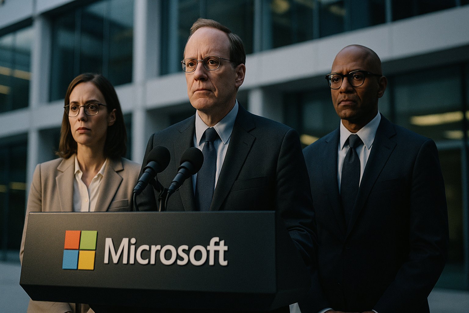 Microsoft hosts emergency press conference after protesters ‘storm a building’
