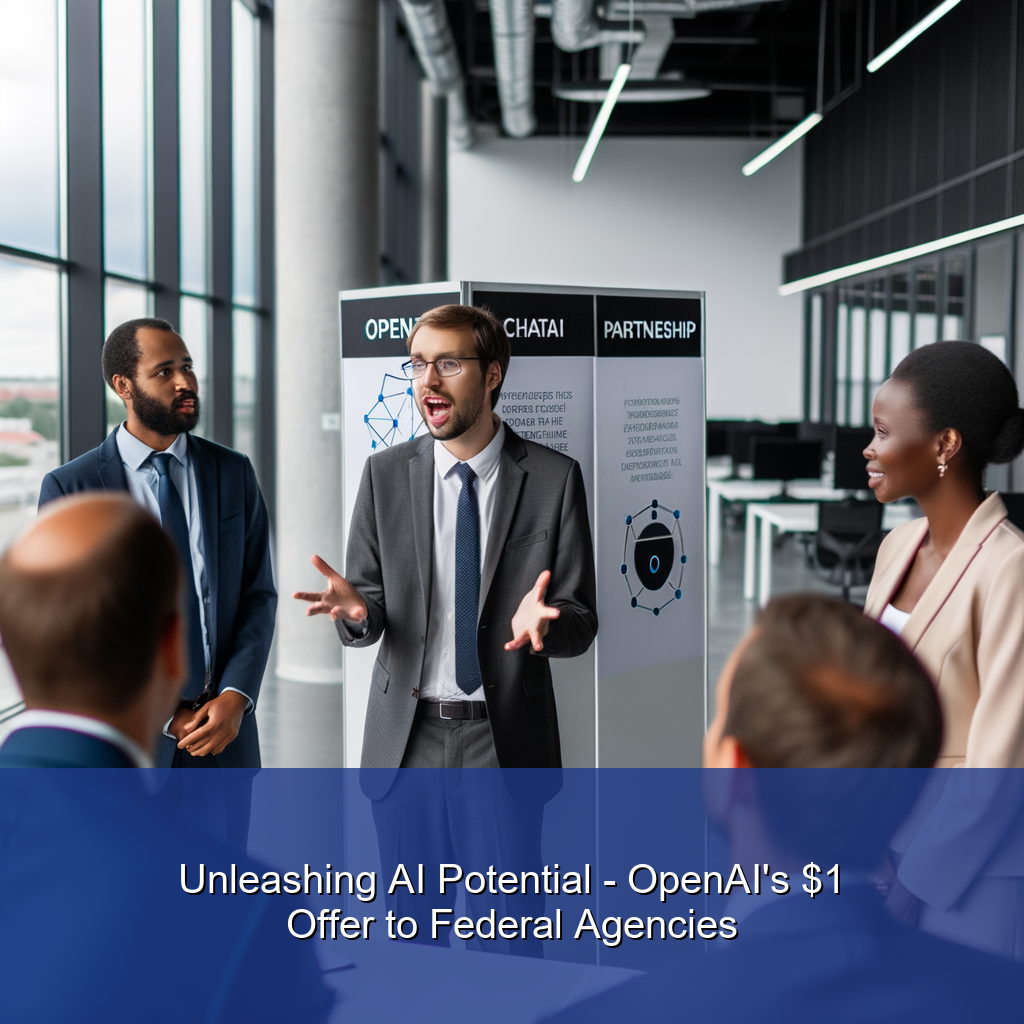 Unleashing AI Potential – OpenAI’s $1 Offer to Federal Agencies
