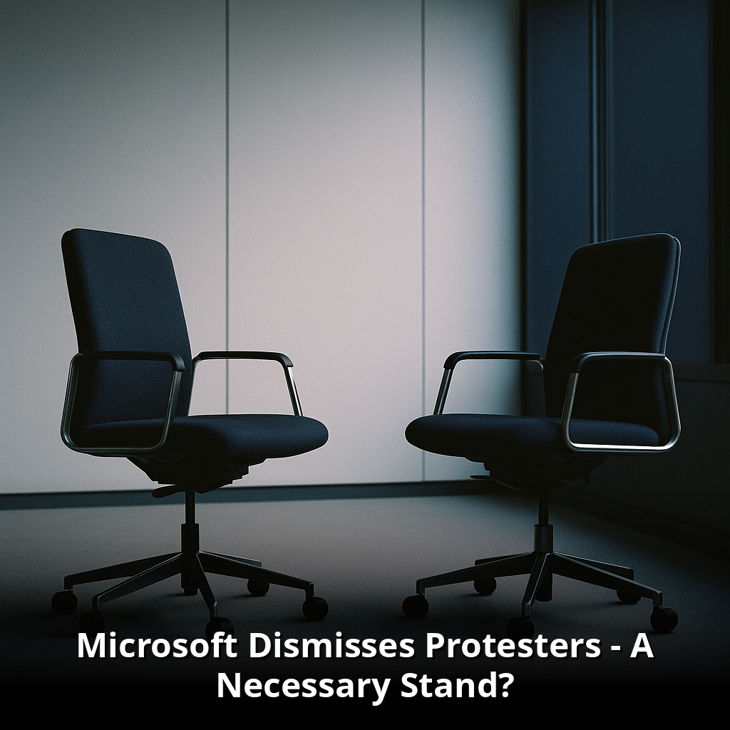 Microsoft Dismisses Protesters – A Necessary Stand?